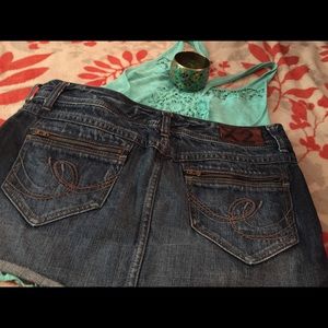 X2 (Express) Blue Jean Skirt